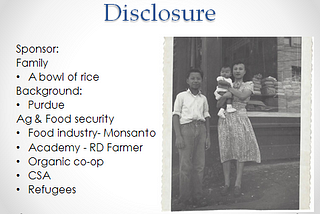 Why I Consult with Food Industry, and omg Monsanto