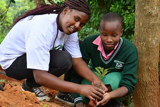 I want to be a super mom-Grow a tree to support me