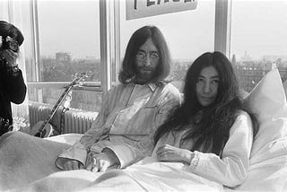 John Lennon and Yoko Ono
