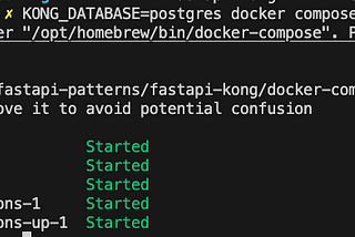 How to register FastAPI service with Kong API Gateway