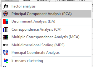 How to run a Principal Component Analysis(PCA) with XLSTAT??