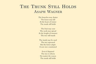 The Trunk Still Holds — Asaph Wagner