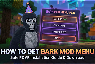 How to Get Bark Mod Menu for Gorilla Tag