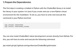 Building a Python Chatbot — Part I