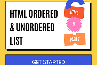 HTML TUTORIAL FOR BEGINNERS PART 7