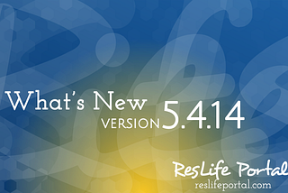 What’s New v5.4.14