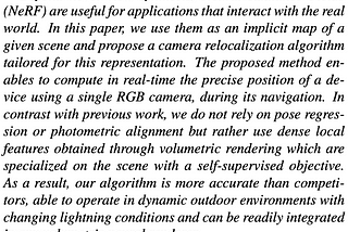 Simple Review: CROSSFIRE: Camera Relocalization On Self-Supervised Features from an Implicit…