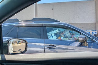 What Is Wrong With Drivers? Trash Piled To The Ceiling Of Cars Now.