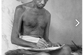 Work and thoughts of Mahatma Gandhi for present generation
