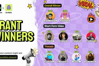 Scribble Network Announces Kamigotchi Bounty Winners