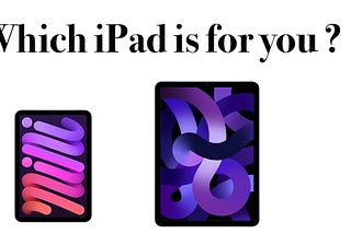 iPad line up in Mid-2022