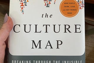 Lori DeBortoli Photo_ Book called The Culture Map by Erin Meyer