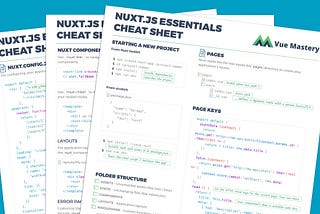 The Ultimate Nuxt.js Cheat Sheet 📄