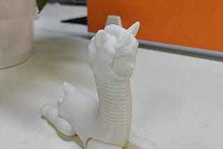 3D Printing an Alpaca with PLA filament