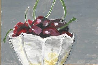 Cherries- Water Colour Painting