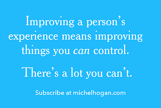 Promises, control and how experience turns into value