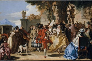 “A Dance in the Country Artist” by Giovanni Domenico Tiepolo (Italian, Venice 1727–1804 Venice)