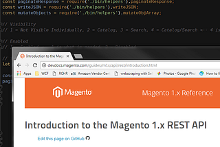 Node.js & the Magento 1.x REST API