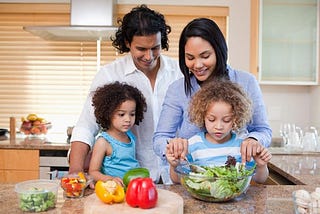 Do children eat more food when they prepared their own healthy and balanced meal?