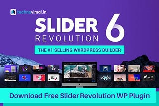 Free Download Slider Revolution v6.2.12 [Complete Package]