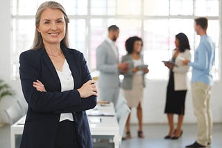 C-level woman executive at a public company