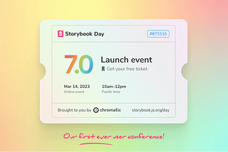 Storybook Day user conference