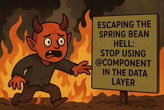 Escaping the Spring bean Hell: Never use @Component in the Data Layer