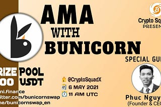 Crypto SquadX AMA with BuniCorn