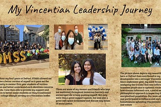 My Vincentian Leadership Journey