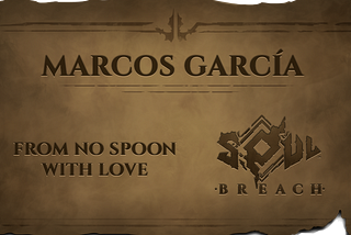 Marcos García, from No spoon with love