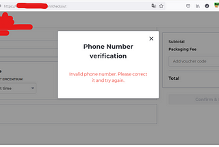 Bypass Mobile Phone verification using Mobile website