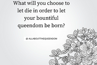 What will you let die?