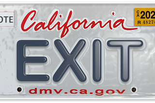 FREE CALEXIT DRIVERS LICENSE GRAPHIC