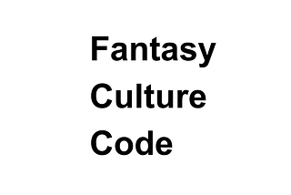 Fantasy Culture Code