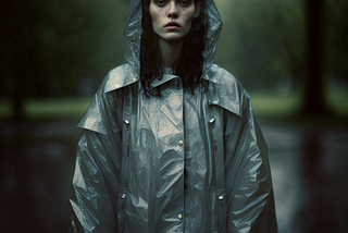 Girl in a rain