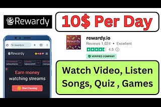 Rewardy.io: Earn While You Enjoy — Watch, Play & Get Rewarded!