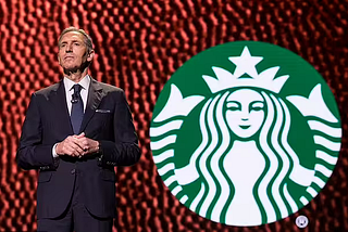 Howard Schultz and Starbucks Logo