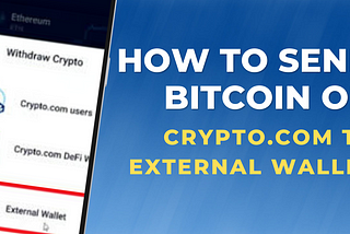 𝟏(𝟖𝟑𝟏)𝟐𝟒𝟎 𝟎𝟕𝟔𝟏-Send Bitcoin On Crypto.com To External Wallet