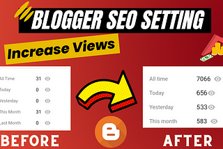 Best Blogger SEO Settings 2023: Increase Views and Earn On Blogger