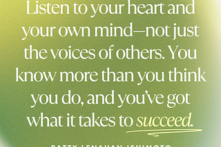 Wisdom Unlocked 🔓✨ Career Lessons from Leading Women: A Conversation with Patty Lenahan Ishimoto