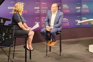 Interview at the NASDAQ Market Studios in the NewYork
