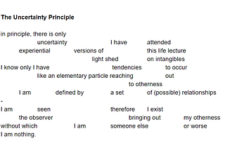 The Uncertainty Principle