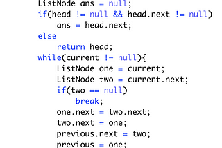 Leetcode 24 Swap Nodes in Pairs