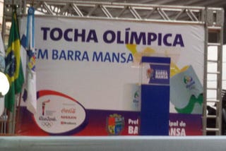 A Tocha Olímpica em Barra Mansa