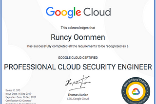 GCP Professional Cloud Security Engineer — Preparation tips