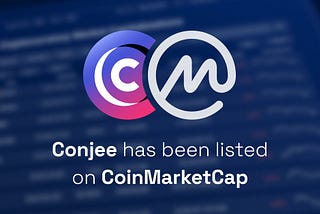 $CONJ is now listed on CoinMarketCap