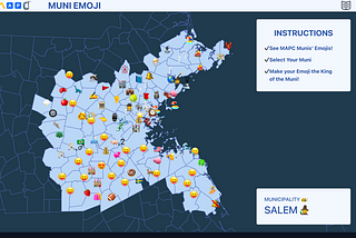 Introducing MAPC Muni Emoji Map 😎🗺️