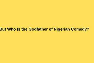 The Gbenga Adeboye Vs Ali Baba Comedy Godfather Debate will happen with Funke Akindele and…
