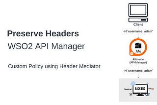 Retain HTTP headers in requests sent to WSO2 API Manager and forward them to backend services.