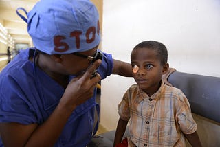 The only child eye doctor in
Burundi: meet Dr Levi Kandeke